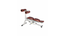 Скамья для пресса регулируемая Bronze Gym H-034a (коричневый)