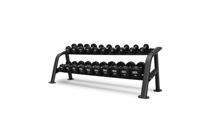 Набор обрезиненных гантелей BRONZE GYM, 27.5-50 кг - 10 пар, шаг 2,5 кг Набор обрезиненных гантелей BRONZE GYM, 27.5-50 кг - 10 пар, шаг 2,5 кг