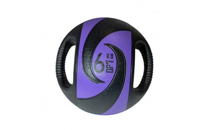 Мяч тренировочный (медицинбол) с хватами, 6 кг Мяч тренировочный (медицинбол) с хватами, 6 кг